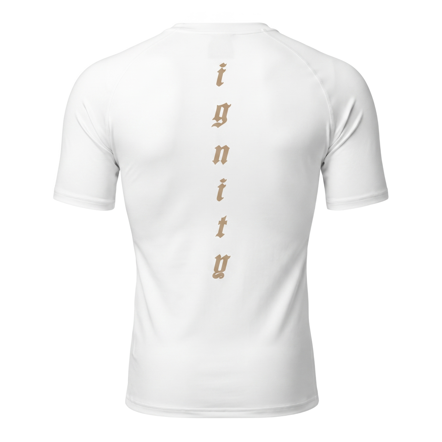 Crest Compression Shirt (Beige)