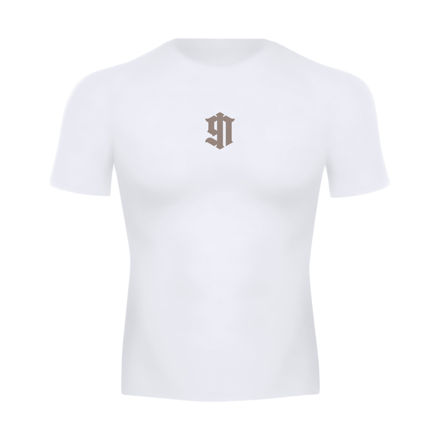 Crest Compression Shirt (Beige)